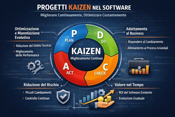 Progetti Kaizen: miglioramento continuo software