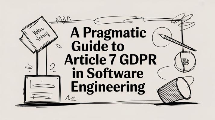 Articolo 7 del GDPR per i sistemi software