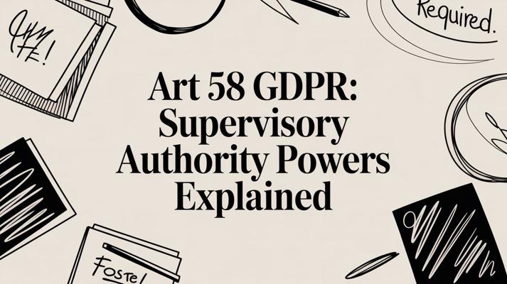 Art. 58 GDPR: spiegazione dei poteri dell’Autorità di controllo
